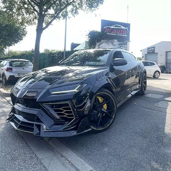 Réparation de jantes sur un Lamborghini Urus Mansory à Lyon